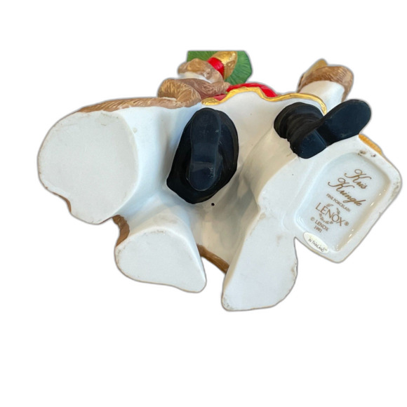 Vintage 1991 Lenox Porcelain International Santa Collection Kris Kringle EUC 9" - Picture 10 of 13